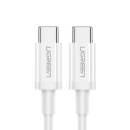 Kabel UGREEN, USB C 2.0 (M) na USB C 2.0 (M), 3A, bijeli, 1m
