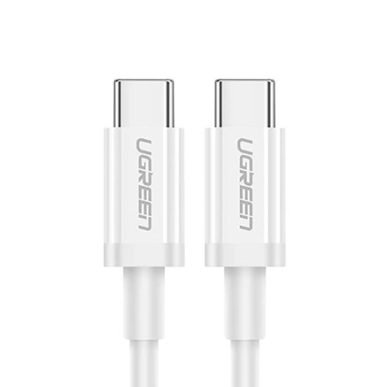 Kabel UGREEN, USB C 2.0 (M) na USB C 2.0 (M), 3A, bijeli, 1m Kabel UGREEN, USB C 2.0 (M) na USB C 2.0 (M), 3A, bijeli, 1m