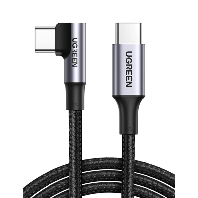 Kabel UGREEN, USB-C  2.0 (M) na kutni USB-C 2.0 (M), 5A, kutni 90°, 2m   - Kabeli i adapteri