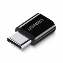Adapter UGREEN, USB-C na Micro USB, OTG, crni