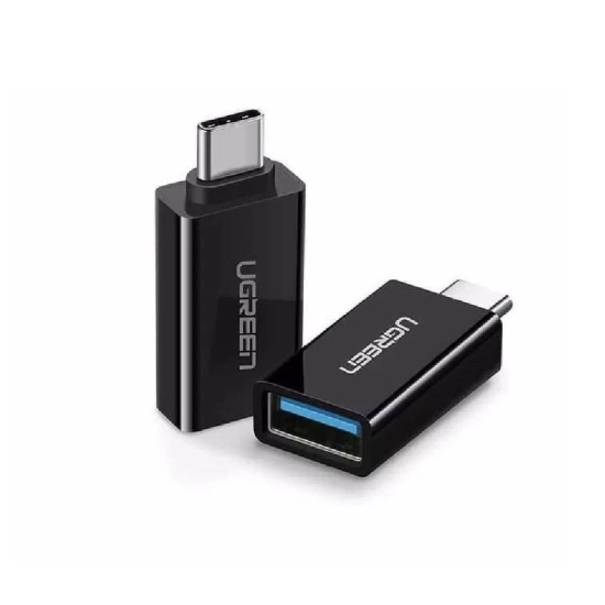 Adapter UGREEN, USB C 3.1 (M) na USB A 3.0 (Ž) OTG, crni, ABS