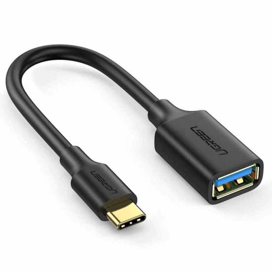 Kabel UGREEN, USB C (M) na USB A 3.0 (Ž) OTG, crni, 15cm Kabel UGREEN, USB C (M) na USB A 3.0 (Ž) OTG, crni, 15cm