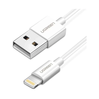 Kabel UGREEN, Lightning na USB A 2.0 (M), bijeli, 1m - Kabeli i adapteri Kabel UGREEN, Lightning na USB A 2.0 (M), bijeli, 1m - Kabeli i adapteri