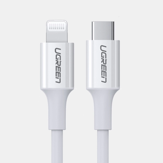Kabel UGREEN, Lightning na Type-C 2.0 (M), bijeli, 1m Kabel UGREEN, Lightning na Type-C 2.0 (M), bijeli, 1m