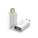 Adapter UGREEN, Micro USB (M) na USB 2.0 A (Ž) OTG, bijeli