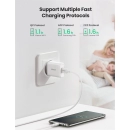 Kućni punjač UGREEN, 18W, USB-A QC 3.0, bijeli, QC3.0/FCP