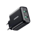 Kućni punjač UGREEN, 36W, 2x USB A, QC 3.0, crni