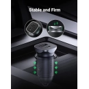 Auto punjač UGREEN, 24W, USB C, USB A, Power Delivery, QuickCharge, srebrni