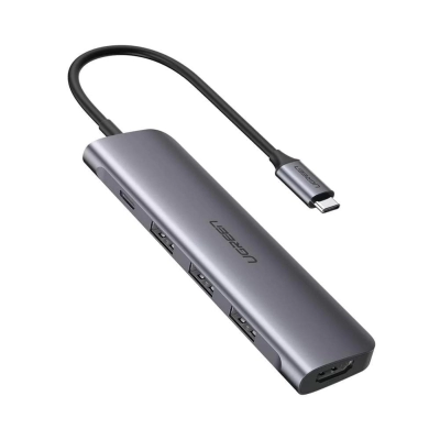 USB HUB UGREEN, USB-C na 3x USB 3.0 A, HDMI 4K@30Hz, USB-C (Ž) sa Power Delivery do 100W   - Hlađenja, stalci, docking i USB hubovi