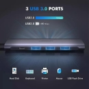 USB HUB UGREEN, USB-C na 3x USB 3.0 A, HDMI 4K@30Hz, USB-C (Ž) sa Power Delivery do 100W