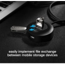 USB HUB UGREEN, USB A 2.0, 4-portni, crni, 1m