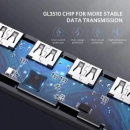 USB HUB UGREEN, USB A 3.0, 4-portni, USB C, sivi