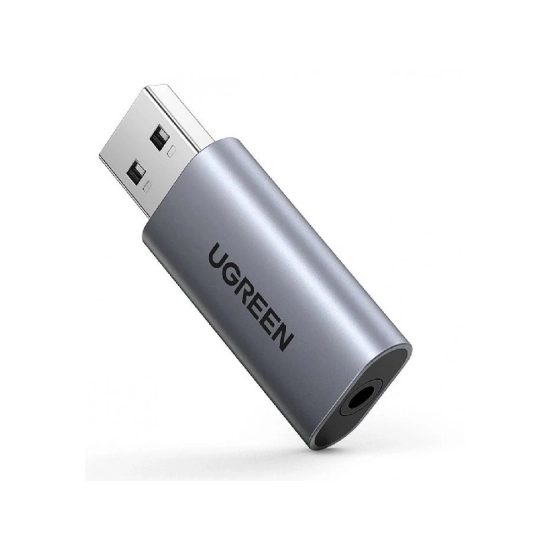 Adapter UGREEN, USB A na 3.5mm, sivi Adapter UGREEN, USB A na 3.5mm, sivi