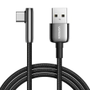 Kabel UGREEN, kutni USB C (M) na USB A 2.0 (M), 3A, crni, 1m