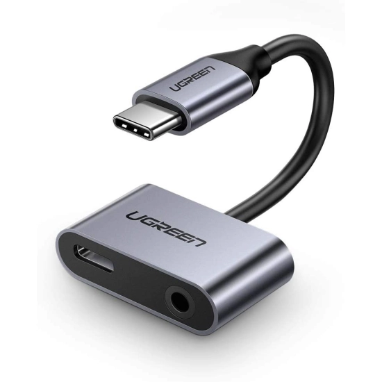 Adapter UGREEN, Type C (M) na 3.5mm Audio+ Type C (Ž), sivi Adapter UGREEN, Type C (M) na 3.5mm Audio+ Type C (Ž), sivi