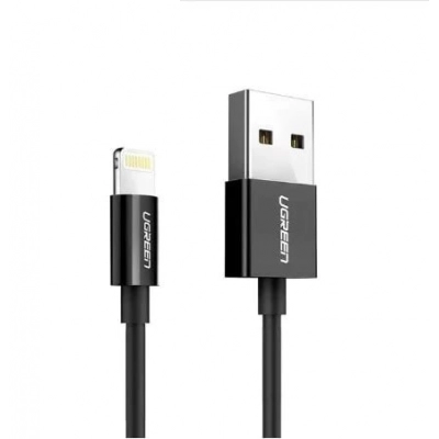 Kabel UGREEN, Lightning na USB 2.0 A (M), crni, 1m   - Kabeli i adapteri