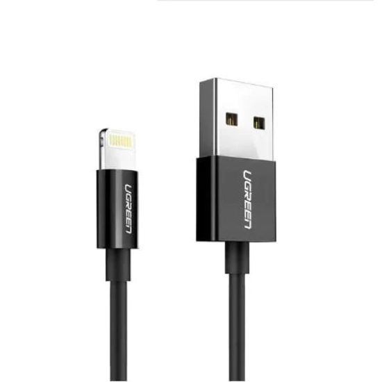 Kabel UGREEN, Lightning (M) na USB A 2.0 (M), crni, 2m