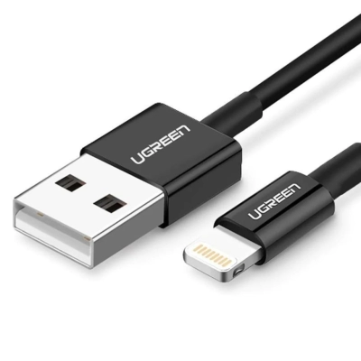 Kabel UGREEN, Lightning na USB 2.0 A (M), crni, 2m   - Kabeli i adapteri