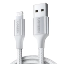 Kabel UGREEN, Lightning na USB 2.0 A (M), srebrni, 1.5m