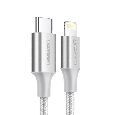 Kabel UGREEN, Lightning na Type-C 2.0 (M), srebrni, 1m   - Kabeli i adapteri