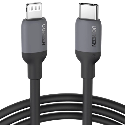 Kabel UGREEN, Lightning (M) na USB C PD, crni, 1m   - Kabeli i adapteri
