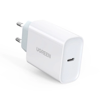 Kućni punjač UGREEN, 30W, USB-C PD, bijeli   - Punjači za smartphone