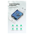 Kućni punjač UGREEN, 38W, USB A, USB C, bijeli