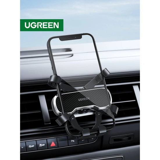 Držač za smartphone UGREEN, za ventilacijski otvor, za auto, crni