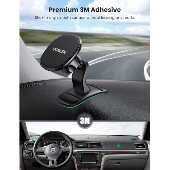 Držač za smartphone UGREEN, magnetni, za auto, crni Držač za smartphone UGREEN, magnetni, za auto, crni