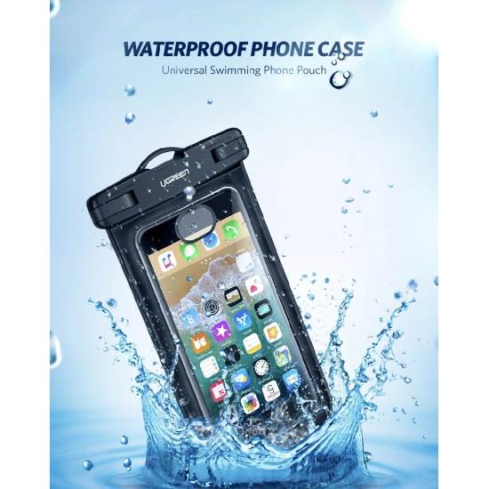 Torbica za smartphone UGREEN, vodootporna, crna
