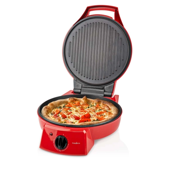 Pekač za pizzu i grill NEDIS FCPM100FRD, 1800W, 30cm