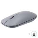 Miš UGREEN, bežični, SILENT, 4000 DPI, sivi