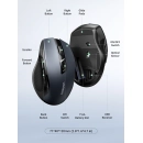 Miš UGREEN, bežični, ergonomski, 4000 DPI, crni