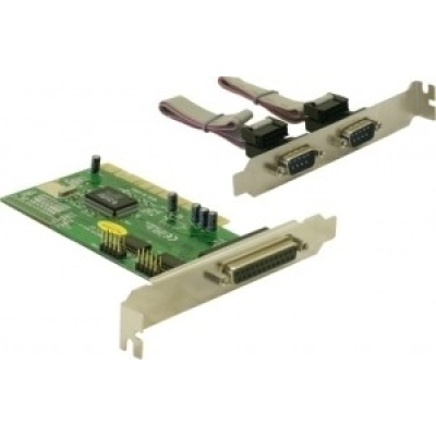 I/O Card DELOCK 89004 2S-1P PCI PC-CARD-PCI2S1P    - DeLock