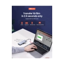USB HUB UGREEN, USB C na 2x USB A 3.0, HDMI, VGA, DP, RJ45 Gigabit, SD/TF, Power Delivery, sivi