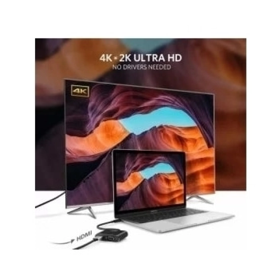 Adapter UGREEN, Type C na HDMI, VGA, bijeli Adapter UGREEN, Type C na HDMI, VGA, bijeli
