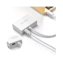 Adapter UGREEN, Type C na HDMI, VGA, bijeli