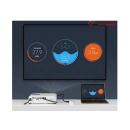 Adapter UGREEN, Type C na HDMI, VGA, bijeli