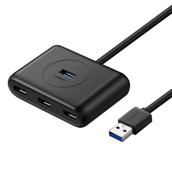 USB HUB UGREEN, USB A 3.0, 4-portni, crni, 50cm USB HUB UGREEN, USB A 3.0, 4-portni, crni, 50cm