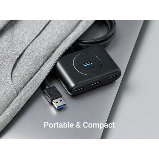 USB HUB UGREEN, USB A 3.0, 4-portni, crni, 50cm USB HUB UGREEN, USB A 3.0, 4-portni, crni, 50cm
