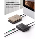 USB HUB UGREEN, USB A 3.0, 4-portni, crni, 1m