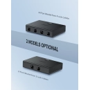 Data Switch UGREEN, USB A 2.0 na 4x USB B, crni