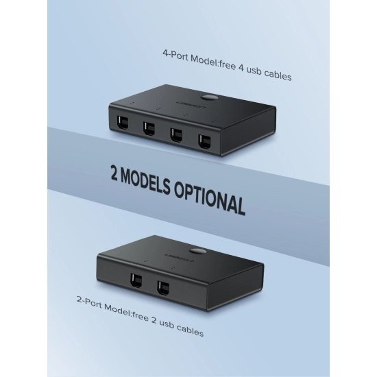 Data Switch UGREEN, USB A 2.0 na 4x USB B, crni Data Switch UGREEN, USB A 2.0 na 4x USB B, crni