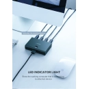 Data Switch UGREEN, USB A 2.0 na 4x USB B, crni