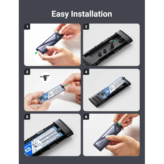 Eksterno kućište UGREEN, SSD M.2 2230-2280 B-Key, USB 3.0 Eksterno kućište UGREEN, SSD M.2 2230-2280 B-Key, USB 3.0
