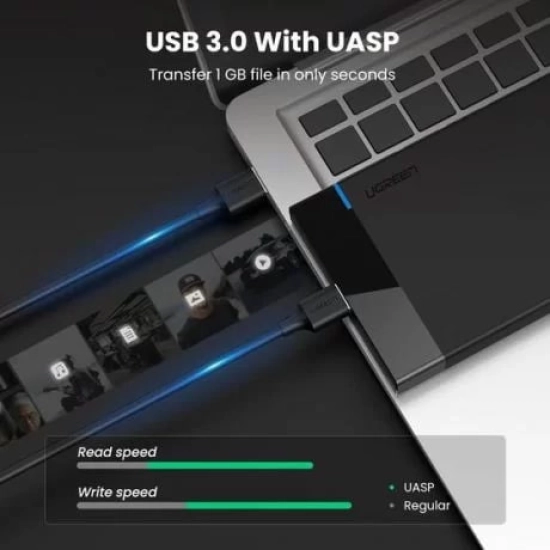 Eksterno kućište UGREEN, 2.5incha, SATA, USB 3.0 Eksterno kućište UGREEN, 2.5incha, SATA, USB 3.0