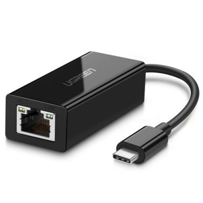 Adapter UGREEN, USB 3.0 A na GB Ethernet, crni, ABS    - Mrežne kartice i adapteri