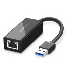 Adapter UGREEN, USB 3.0 A na GB Ethernet, crni, ABS 