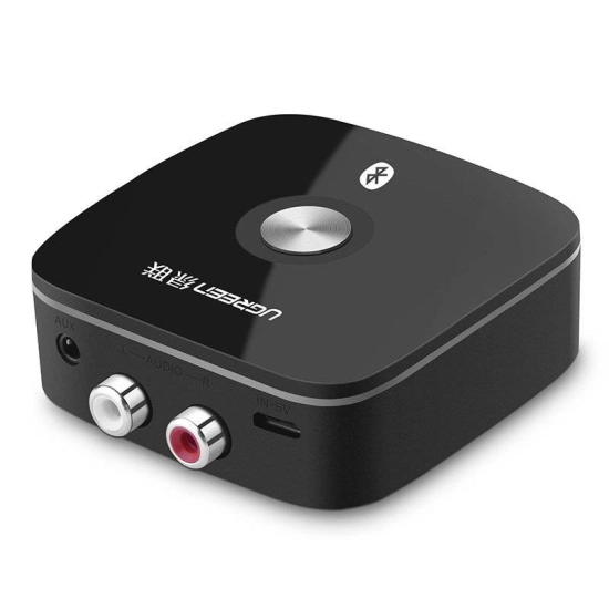 Adapter UGREEN, Bluetooth, 3.5mm i 2RCA, crni Adapter UGREEN, Bluetooth, 3.5mm i 2RCA, crni