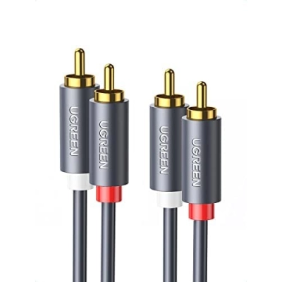 Kabel UGREEN, 2xRCA (M) na 2xRCA (M), 2m   - Audio kabeli